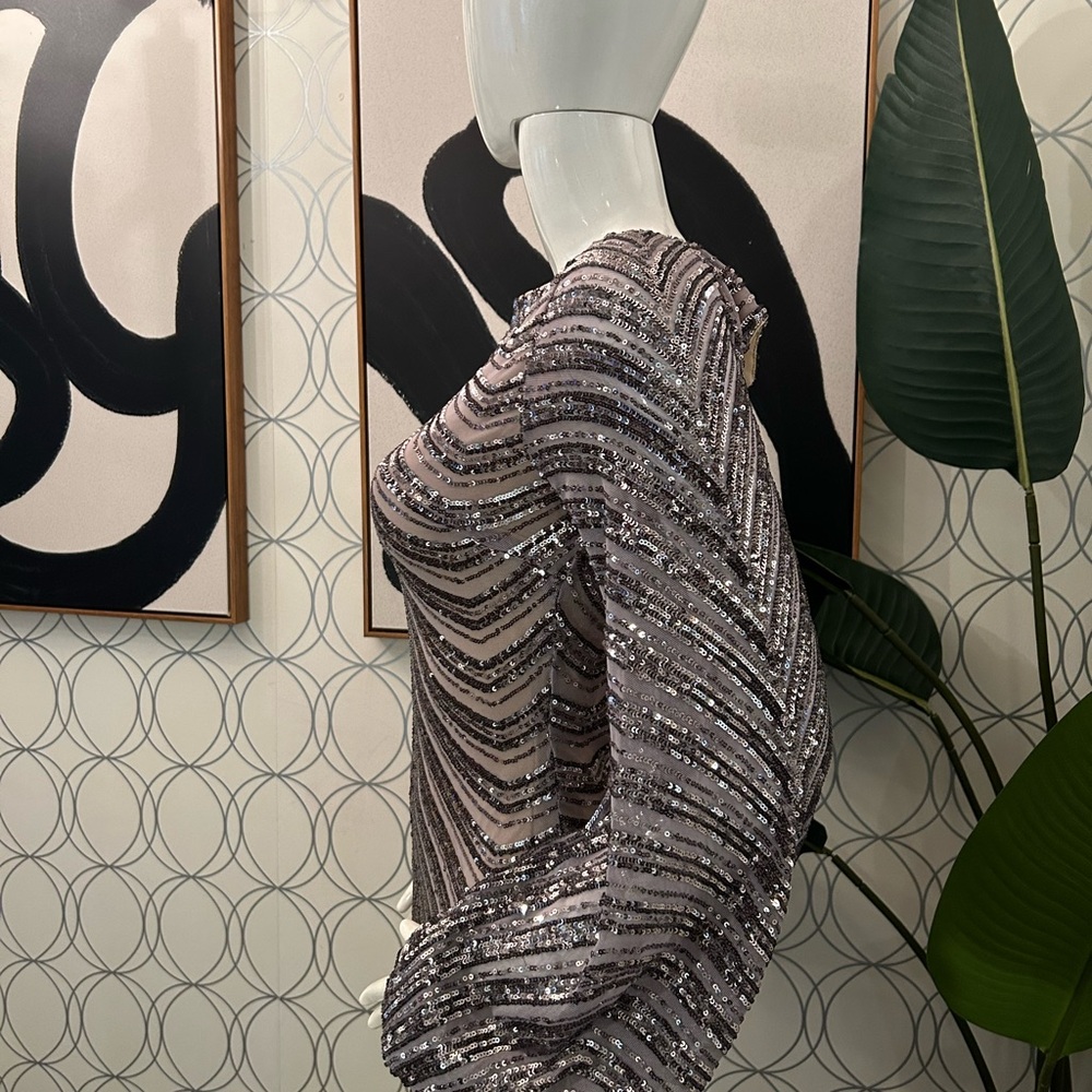 Silver sequin dress - Picture 6 of 6